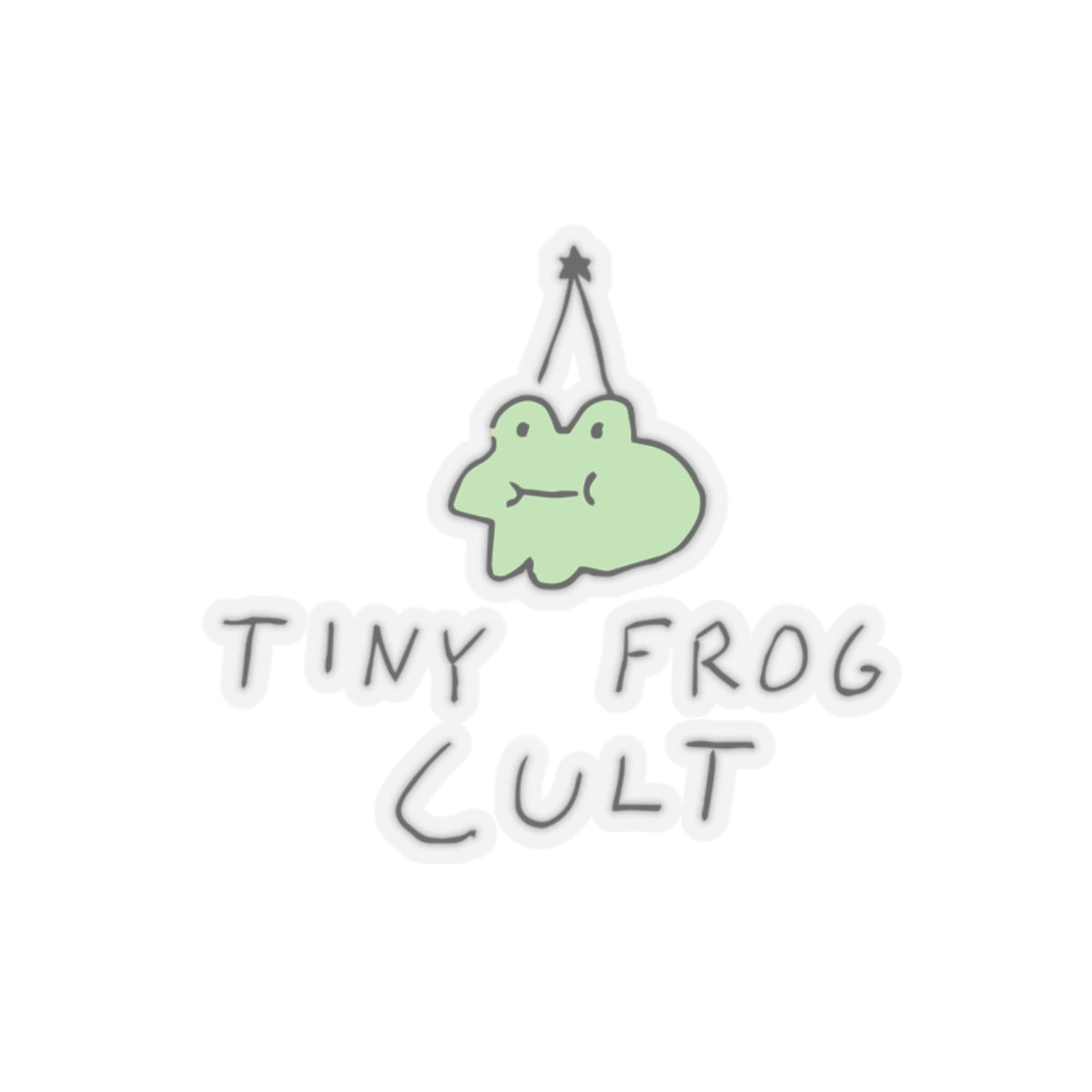 Tiny Frog Cult Sticker