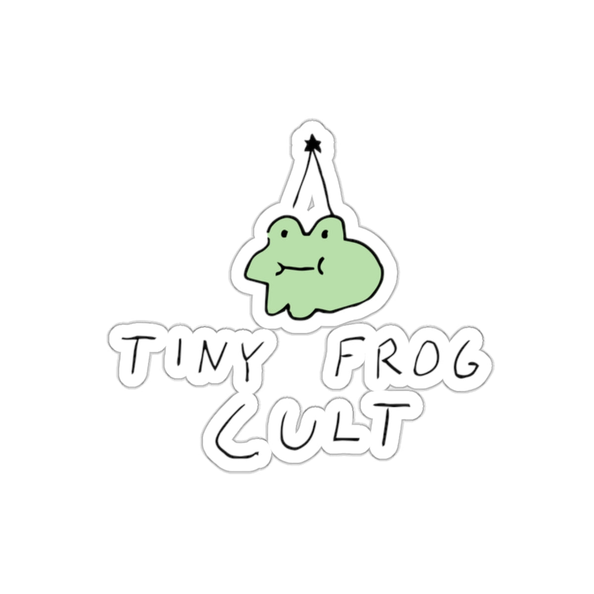 Tiny Frog Cult Sticker