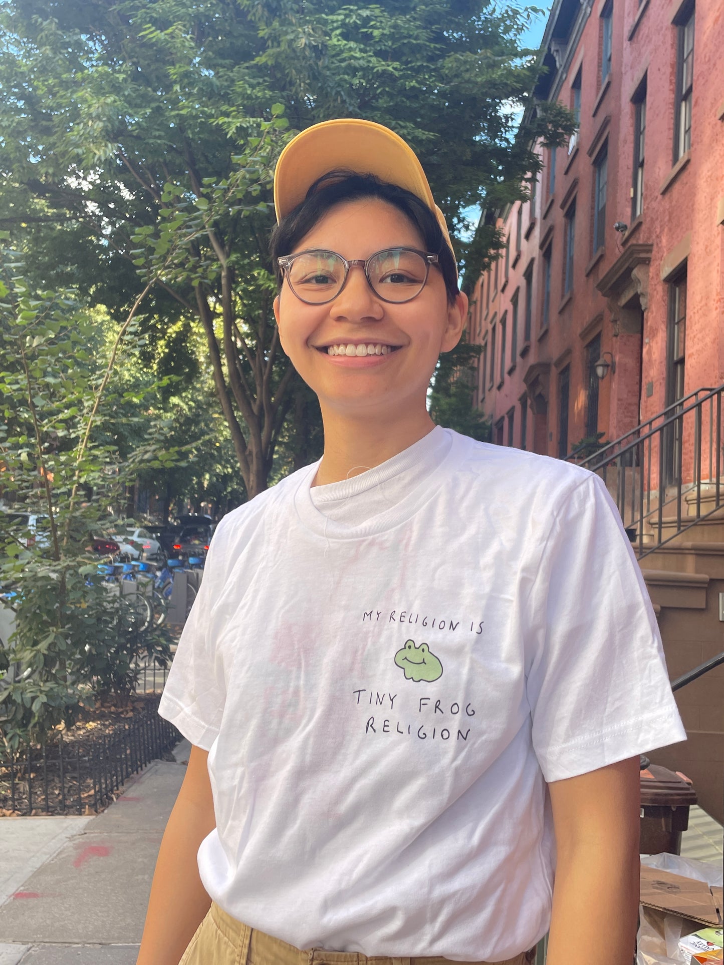 Tiny Frog Religion Tee